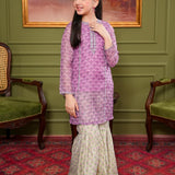 Embroidered Shirt With Gharara (DGFS-39)