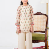 Embroidered Kameez With Slip And Trousers (DGFS-56)