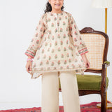 Embroidered Kameez With Slip And Trousers (DGFS-56)