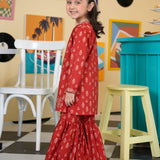 Embroidered Kameez With Gharara (DGKS-202)