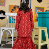 Embroidered Kameez With Gharara (DGKS-202)