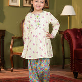 Embroidered Kameez With Trousers (DGKS-219)