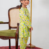 Printed Kameez And Tulip Shalwar (DGKSB-72)
