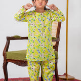 Printed Kameez And Tulip Shalwar (DGKSB-72)