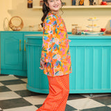 Printed Kameez And Trousers (DGKSB-78)
