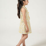 Printed Blouse With Skirt (DGWS-16)