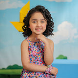 Printed Blouse With Shorts (DGWS-18)