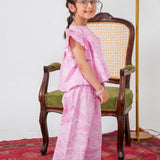 Printed West Set Top & Trousers (DGWS2-03)