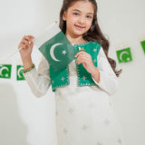 Embroidered Kameez & Gharara With Waistcoat (SERGKS-02)