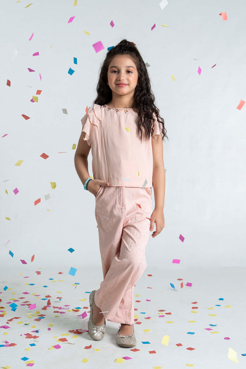 Embellished Top & Capri Pants (MMB-CS32)