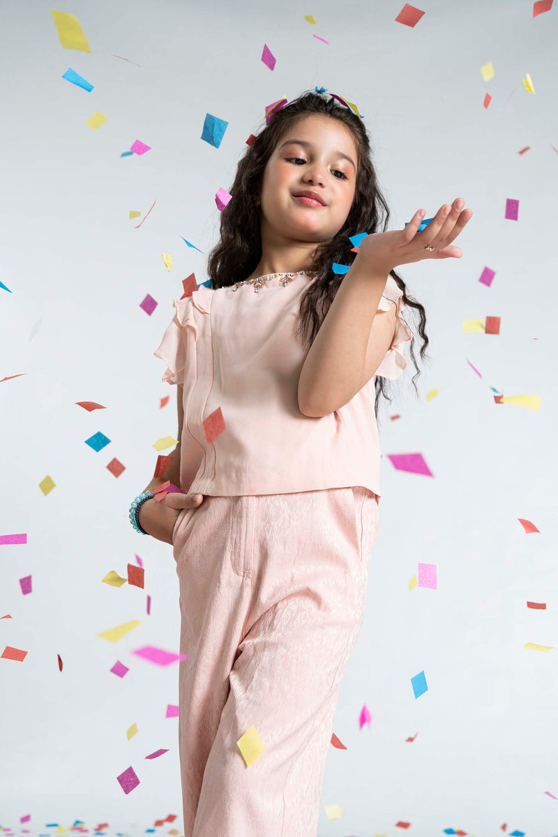 Embellished Top & Capri Pants (MMB-CS32)