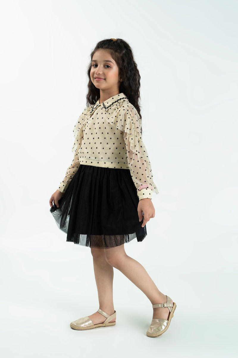 Embellished Top & skirt (MMB-S35)
