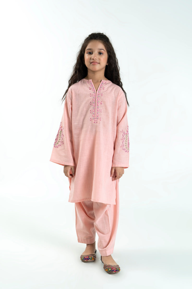 Hand Embroidered Kameez Shalwar (GSKH-14)