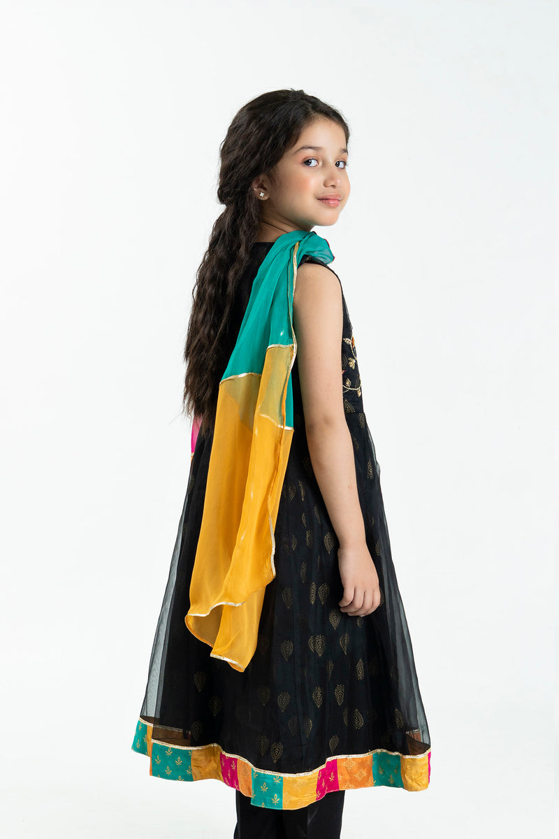 Embellished Kameez, Trousers & Dupatta (GPW-S992)