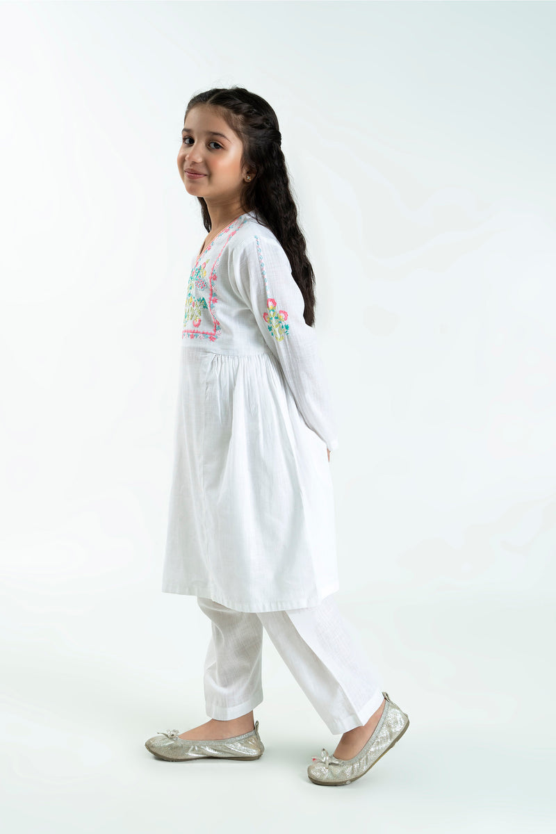 Hand Embroidered Kameez Shalwar (GSKH-17)