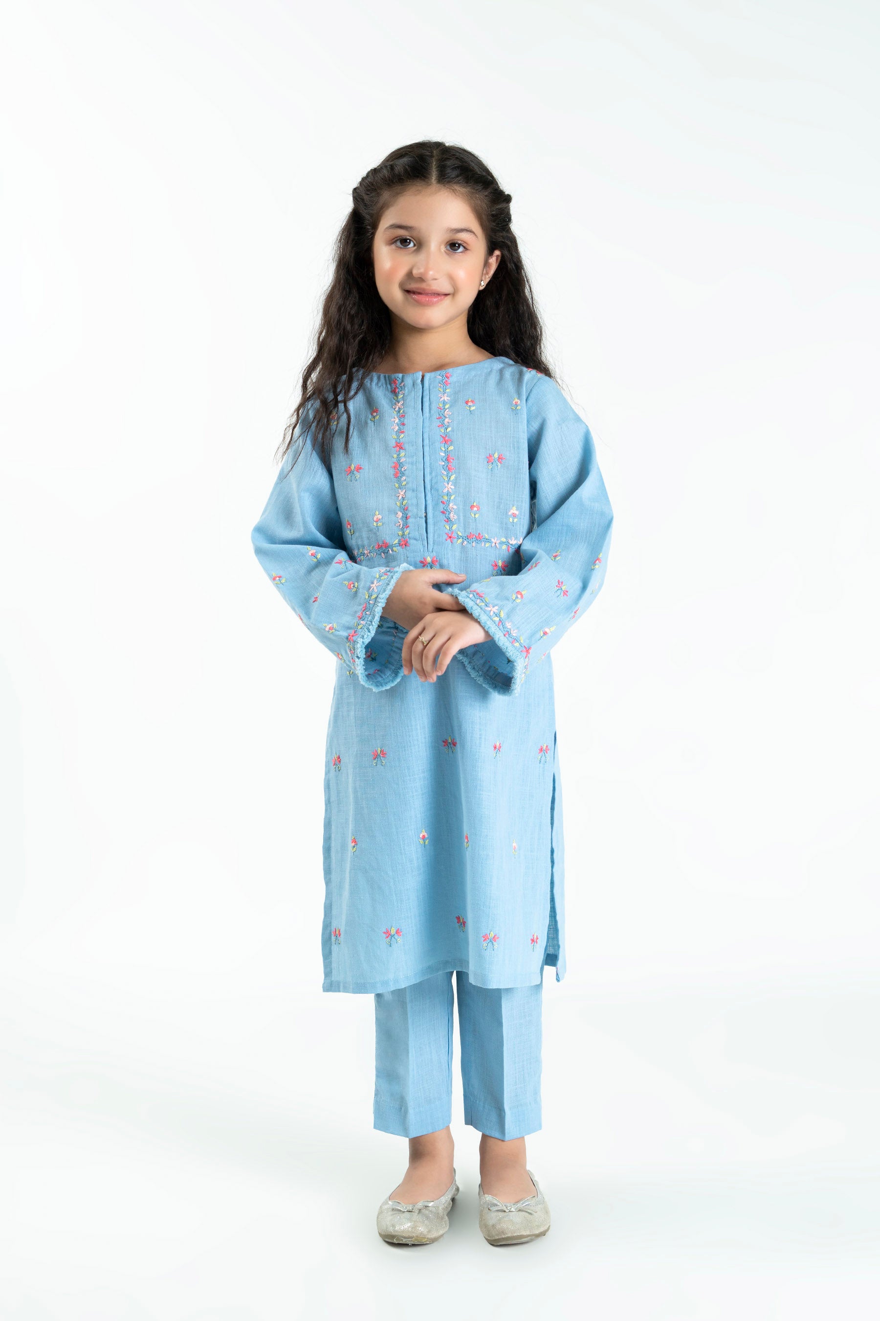 Hand Embroidered Kameez Trousers (GSKH-15)