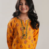 Printed Embroidered Kurti (DGK-403)