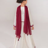 Embroidered Choli With Print Embroidered Lehnga Along With Contrast Color Lehnga. (EFDP-01)