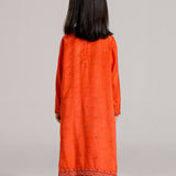 Long Embroidered Shirt With Keyhole Neckline Along With Culottes. (ESFW-05)