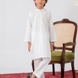 Embroidered Kurta With Plain Bottom (FBKS2-04)
