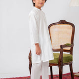 Embroidered Kurta With Plain Bottom (FBKS2-04)
