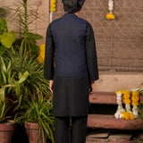 Kurta, Waistcoat & Trousers (FBSKW-888)