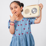 Embroidered Short Shirt With Loose Bottom (FD2-02)