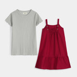Casual Dress With T Shirt (Set Of 2) (GBFT-01)