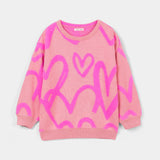 Girls Heart Jacquard Sweater (GMMS-217)