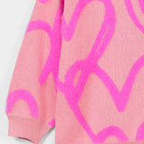 Girls Heart Jacquard Sweater (GMMS-217)