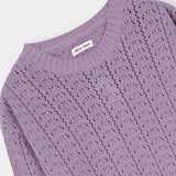 Girls Crocheted Sweater With Bow (GMMS-220)