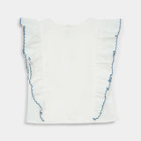 Embroidered Shorts With Blouse (GSH-158)