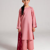 Embroidered Kameez & Trousers With Dupatta (GSK-587)