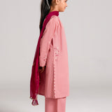 Embroidered Kameez & Trousers With Dupatta (GSK-587)