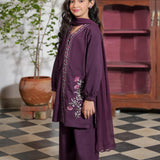 Embroidered Kameez With Trousers And Dupatta (GSK-593)