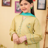 Embroidered Kameez & Trousers With Dupatta (GSK-605)