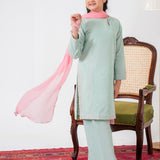 Embroidered Kameez & Trousers With Dupatta (GSK-608)
