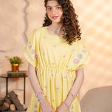 Embroidered Kameez & Capri Trousers (GSK-610)