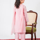 Embellished Kameez & Trousers With Dupatta (GSK-616)