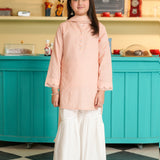 Embroidered Kameez Gharara With Slip & Dupatta (GSK-623)