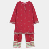 Print Embroidered Kameez With Shalwar (GSK2-09)