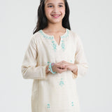 Hand Embroidered Kameez Shalwar (GSKH-46)