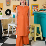 Hand Embroidered Kameez & Trousers (GSKH-48)