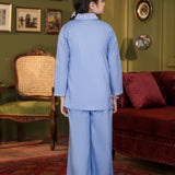 Hand Embroidered Kameez With Bootcut Trousers (GSKH-58)