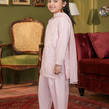 Hand Embroidered Kameez Shalwar And Dupatta (GSKH-59)