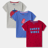 T-Shirt (Pack Of 3) (GTP-187)