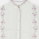 Embroidered Top With Pants (GVP-044)