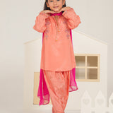Embellished Kameez ,Shalwar With Pouch And Dupatta (GPW-1160)