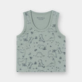 Graphic Front Open Vests (Pack Of 2) (IBV-15)