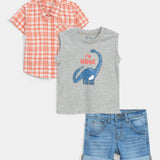 Shirt And T-Shirt With Shorts (IDTSS-042)